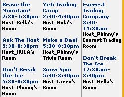 A sample calendar from February 2006