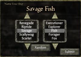 Naming Your Ship