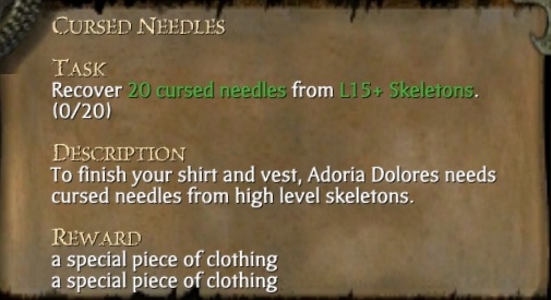 CURSED NEEDLES