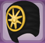 Raven Black Sunburst Cuff with Yellow Trim.png