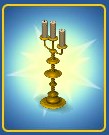 Haunted Mansion Ballroom Candlestick Color Yellow
