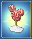 Candy Lollipop Flower Red