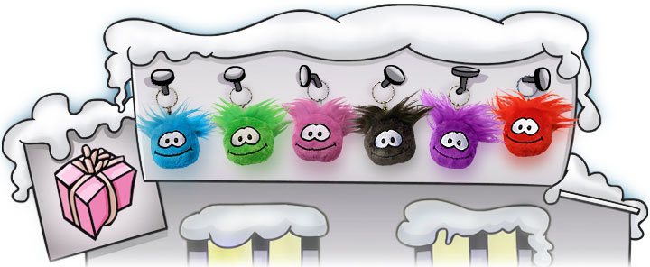 Puffle Keychains