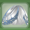 Butterfly Blue Fanciful Flutter Gown with White Trim.png