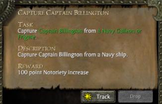 CAPTURE CAPTAIN BILLINGTON