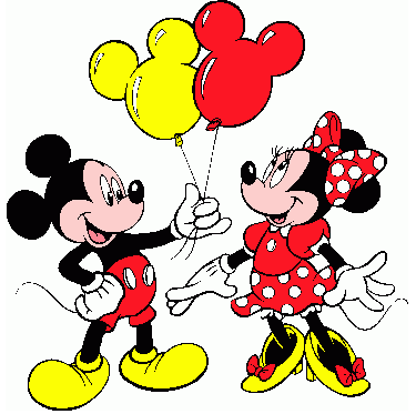 Mickey and Minnie Mouse