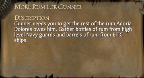 MORE RUM FOR GUNNER