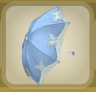 Butterfly Blue Butterfly Umbrella.png