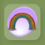 Never Silver Rainbow Flower Arch.png