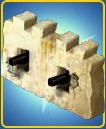 Pirate Maze Cannon Wall
