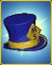 Magician Top Hat Blue