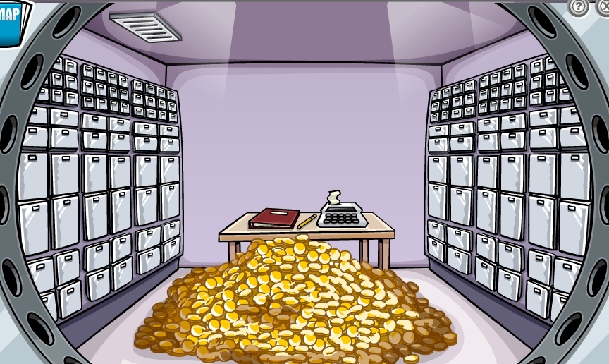 Gift Shop Coin Vault - with coins