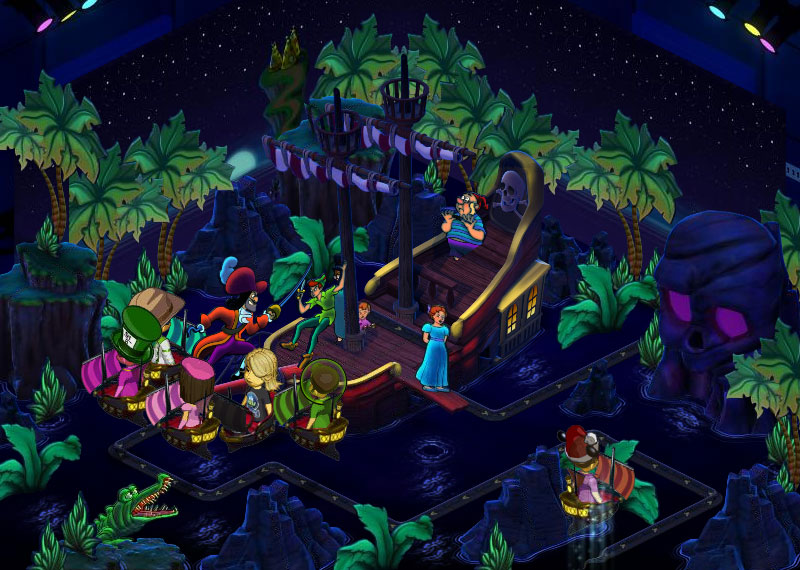 Battle on Captain Hook's Ship