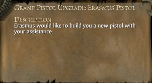 GRAND PISTOL UPGRADE: ERASMUS' PISTOL