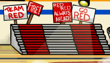 "Go Red" Puffle