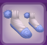 Periwinkle Blue Ankle Puff Socks with Heather Purple Trim.png