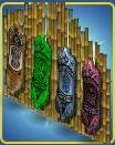 Bamboo Wall Divider Color Green