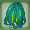 Creek Green Slit Satin Firefly Skirt.png