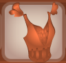 Tangerine Orange Butterfly Sequin Top.png