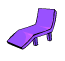 Purple Plastic Lawn Chair