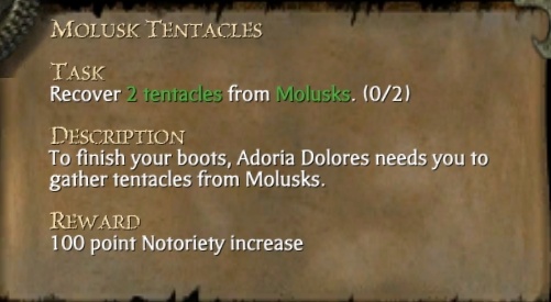 MOLUSK TENTACLES