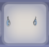 Raindrop Blue Raindrop Earrings with Moonlight Gray Trim.png