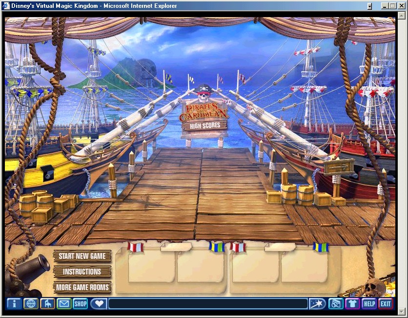 Old Pirates Game Lobby