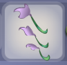 Pale Purple Triple Blossom Anklet.png
