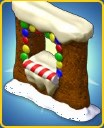 Gingerbread Wall with Window