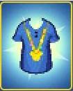 Shirt with Pin Lanyard (Male) (Light Blue)