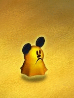 Halloween Mickey Ghost Orange