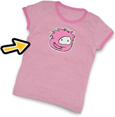 Pink Puffle T-Shirt