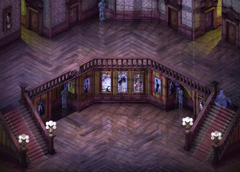 Haunted Mansion Stretching Room